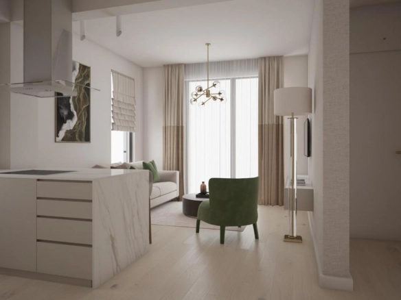 Trosoban stan 113 m² sa pogledom na more u kompleksu Montesa Hill – Bečići, Budva