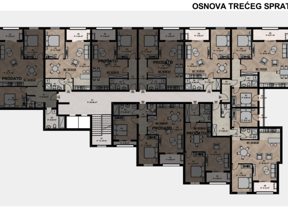 Dvosoban stan 82 m² – Ilino, Bar — fotografija 11