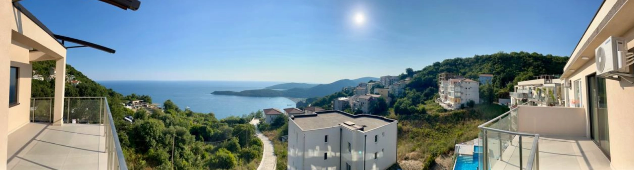 Dvosoban penthaus 102 m² sa pogledom na more – Seoce, Budva