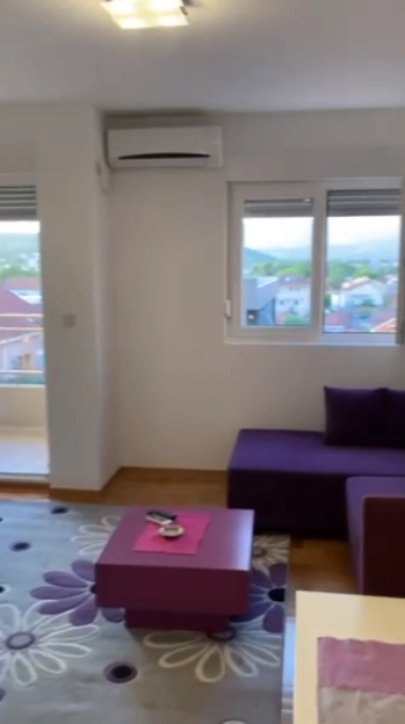 Izdavanje: Jednosoban stan 45 m² u novoj zgradi sa liftom – Konik, Podgorica