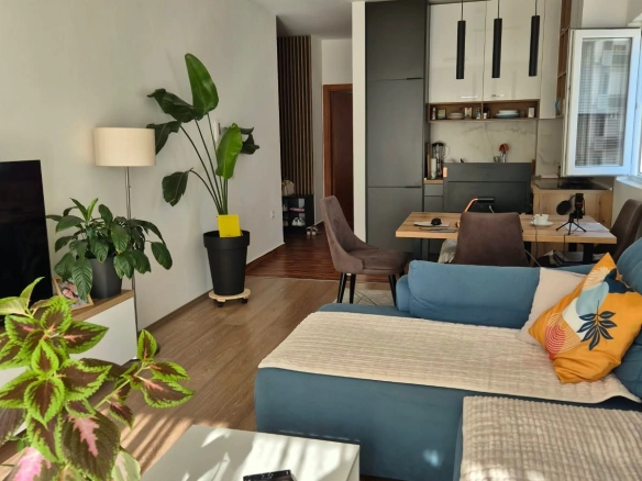 Jednosoban moderno opremljen stan 48m2 – Dubovica, Budva (dugoročni najam)