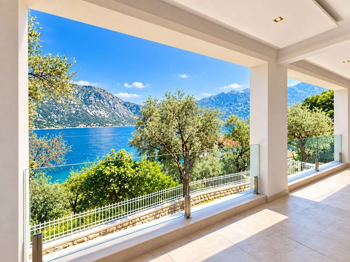 Luksuzna vila sa panoramskim pogledom na more – Stoliv, Kotor