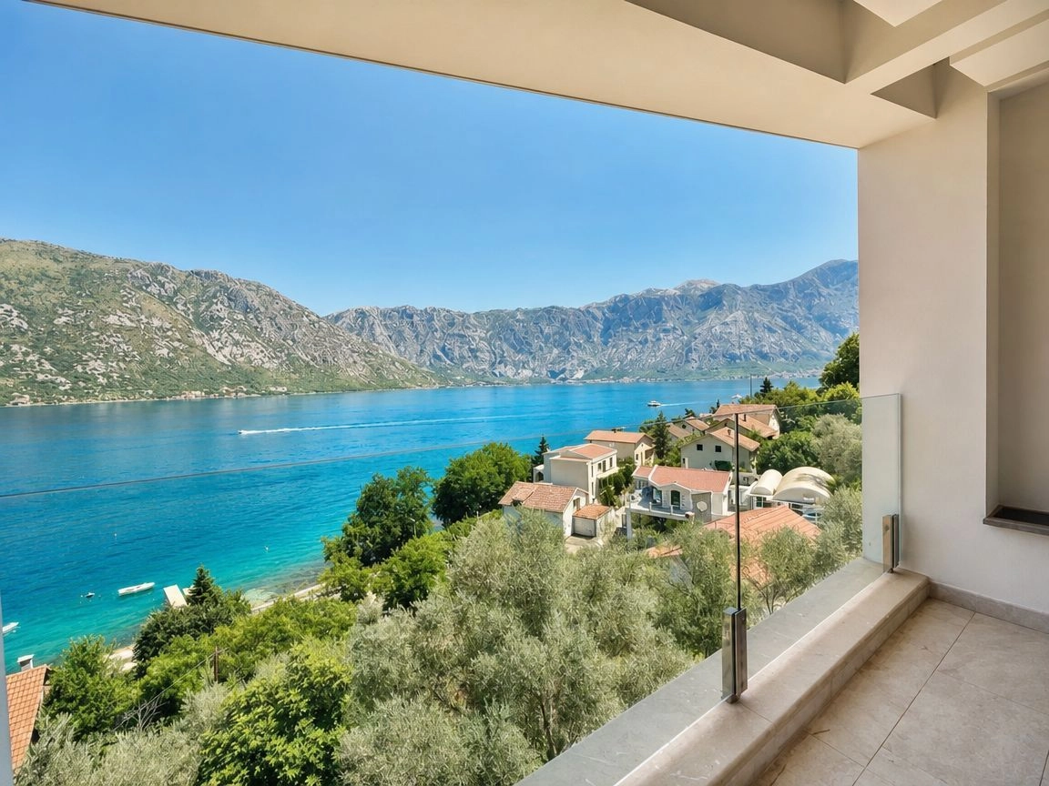 Luksuzna vila sa panoramskim pogledom na more – Stoliv, Kotor
