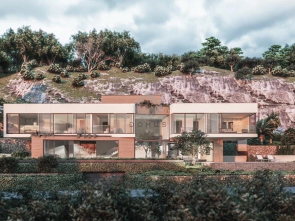 Urbanizovan plac 1.122 m² sa projektom vile