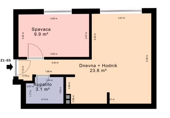 Jednosoban stan 37 m² – Vrnjačka Banja, Inostranstvo — fotografija 2