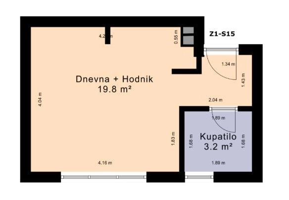 Garsonjera 23 m² – Vrnjačka Banja, Inostranstvo — fotografija 2