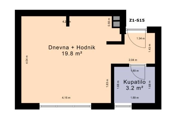 Garsonjera 23 m² – Vrnjačka Banja, Inostranstvo — fotografija 2