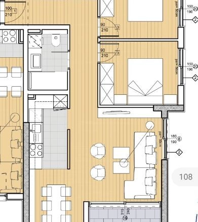 Dvosoban stan 67 m² – Dubovica, Budva — fotografija 6