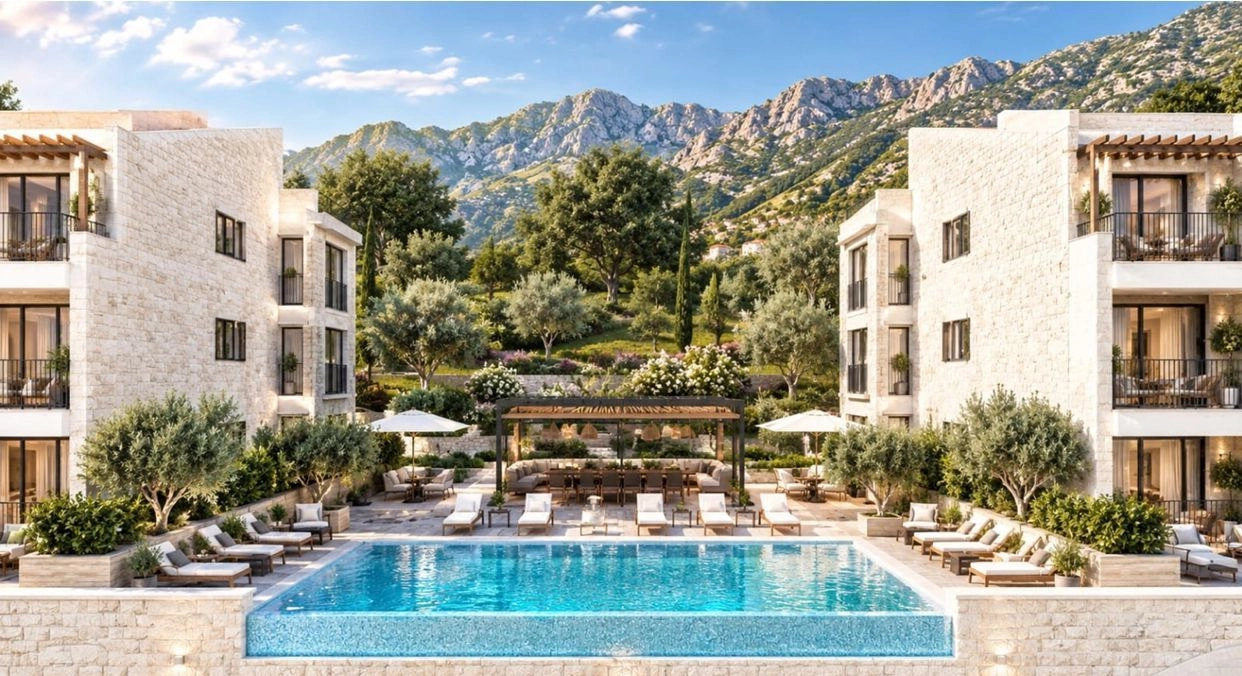 Jednosoban stan 45 m² – Reževići, Budva