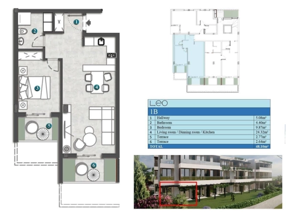 Stan 29 m² – Kumbor, Herceg Novi — fotografija 18