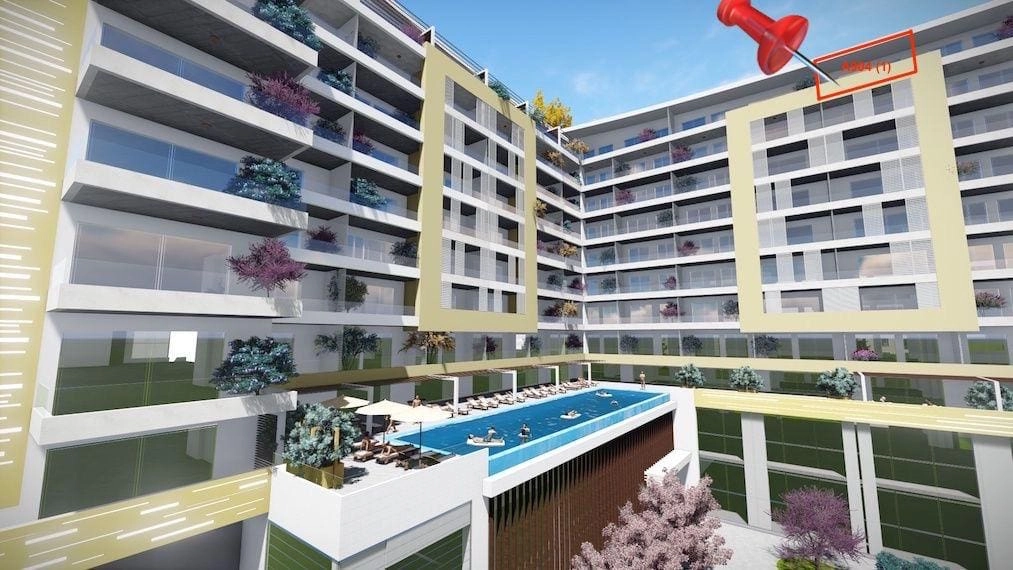 Jednosoban-stan-sa-terasom-u-kompleksu-Porto-Budva-Budva-7 Jednosoban stan 131 m² – Gospoština, Budva — fotografija 8