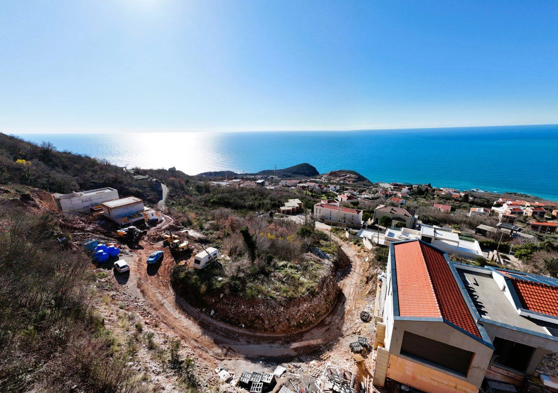 Plac-sa-pogledom-na-more-u-Blizikucama-Budva-3 Plac 1.262 m² – Blizikuće, Budva — fotografija 4