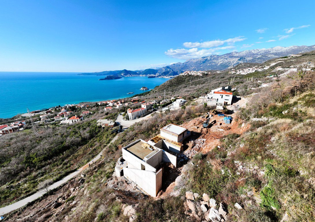 Plac-sa-pogledom-na-more-u-Blizikucama-Budva-5 Plac 1.262 m² – Blizikuće, Budva — fotografija 6