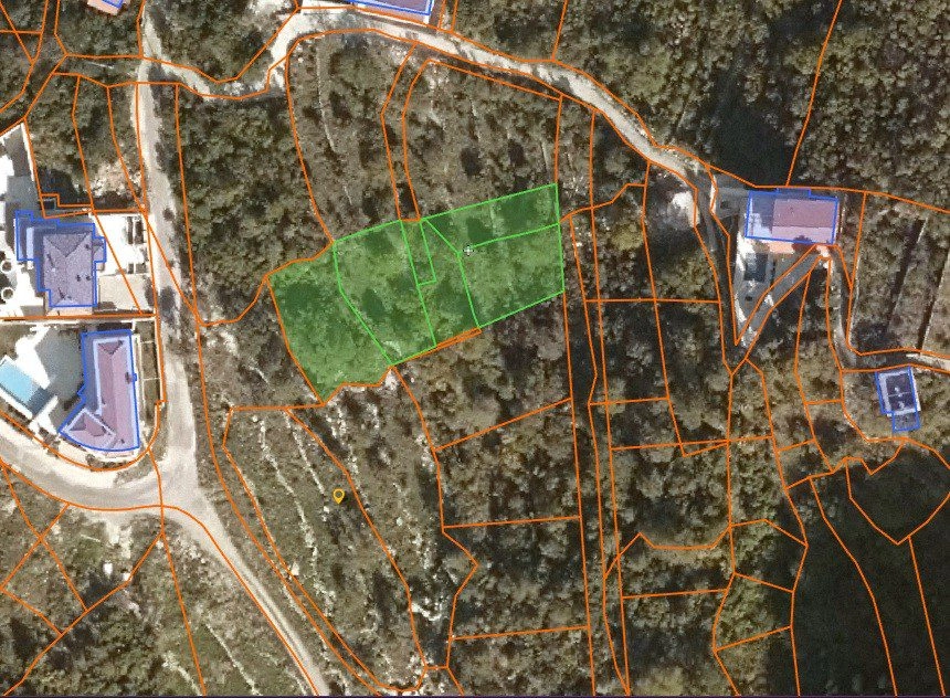 Plac-sa-pogledom-na-more-u-Blizikucama-Budva-10 Plac 1.262 m² – Blizikuće, Budva — fotografija 11