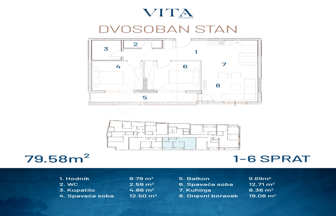 Dvosoban-stan-u-novogradnji-Ilino-Bar-3 Dvosoban stan 72 m² – Ilino, Bar — fotografija 4