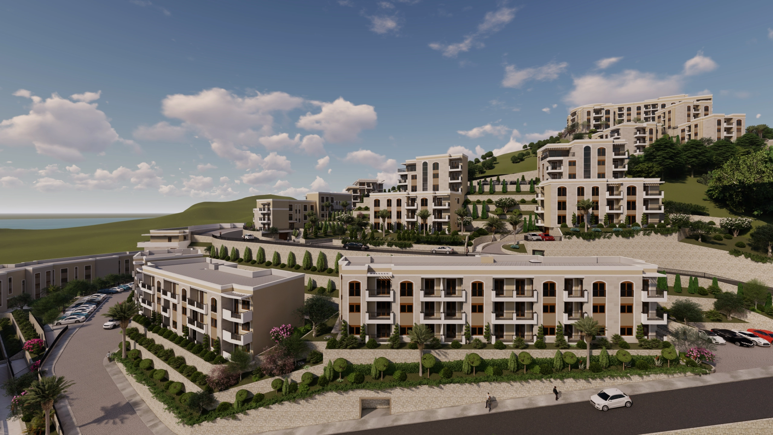 Dvosoban-stan-u-novom-kompleksu-Rozino-Budva-2 Dvosoban stan 66 m² – Rozino, Budva — fotografija 3