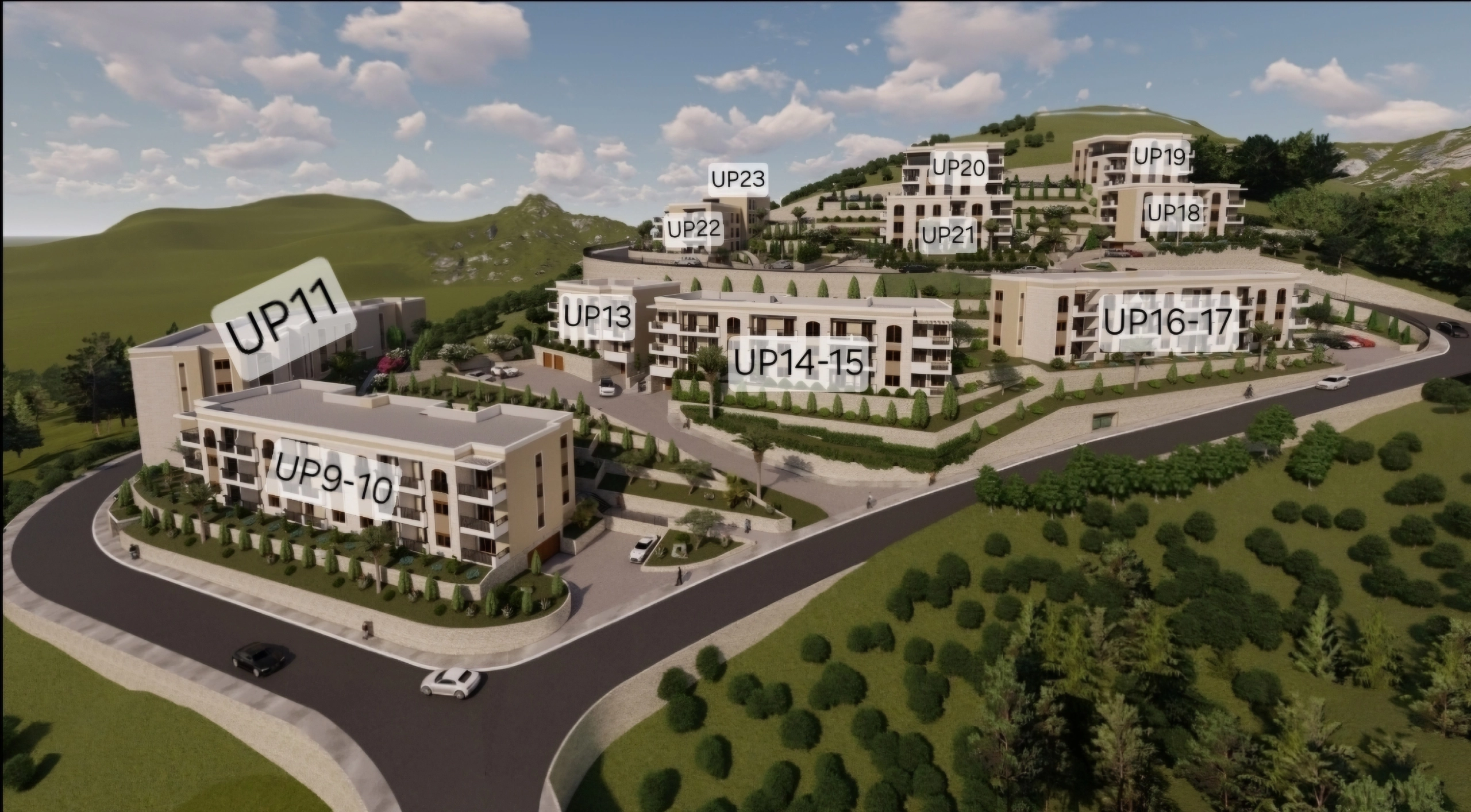 Dvosoban-stan-u-novom-kompleksu-Rozino-Budva-5 Dvosoban stan 66 m² – Rozino, Budva — fotografija 6