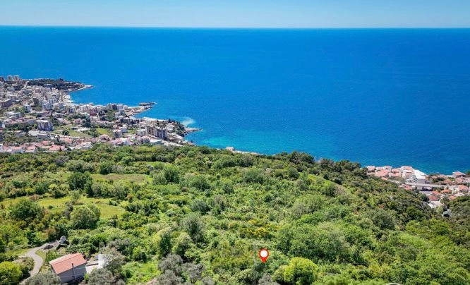 Plac-sa-pogledom-na-more-u-Dobroj-Vodi-Bar-5 Plac 1.227 m² – Dobra Voda, Bar — fotografija 6