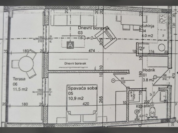 Jednosoban stan 49 m² – Lazi, Budva — fotografija 5