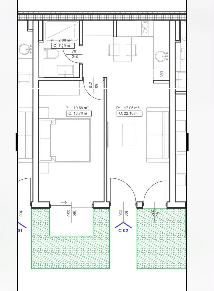 7c2d5e64-d222-414a-80a6-da6585f5a8d4 Jednosoban stan 31 m² – Kavač, Kotor — fotografija 11