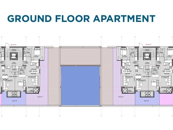 Dvosoban stan 68 m² – Reževići, Budva — fotografija 12