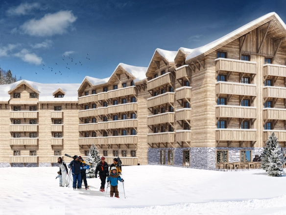 Hotel K-1600 s pogledom na planine