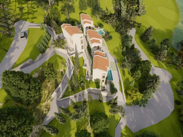 Plac sa projektom za izgradnju kuća u Kamenovu