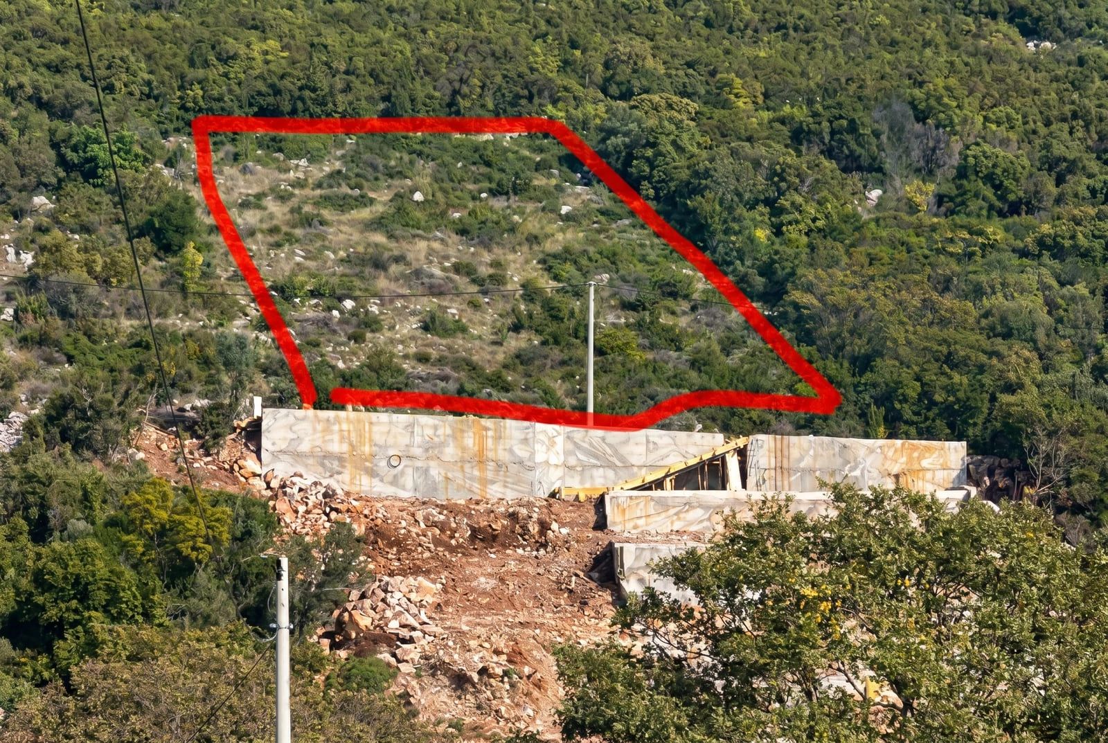 Plac-sa-pogledom-na-more-i-planine-Visnjevo-Budva-2 Plac 1.460 m² – Budva — fotografija 3
