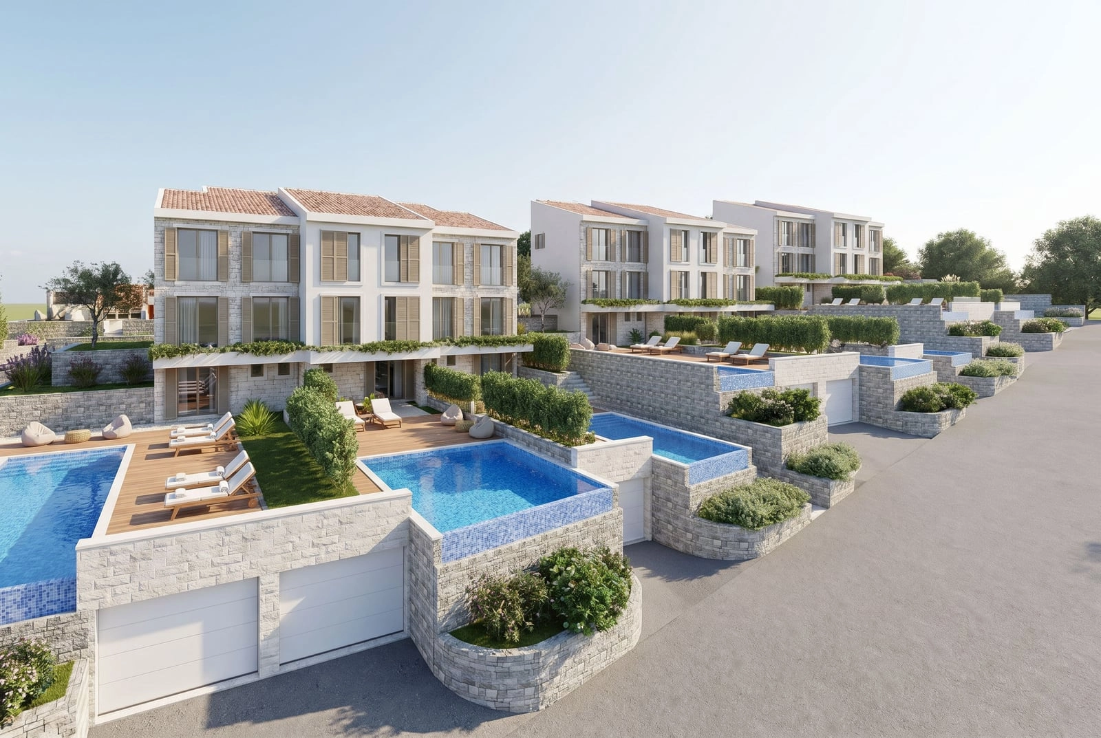 Taunhaus-sa-bazenom-u-Rezevicima-Budva-1 Kuća 295 m² – Reževići, Budva — fotografija 2