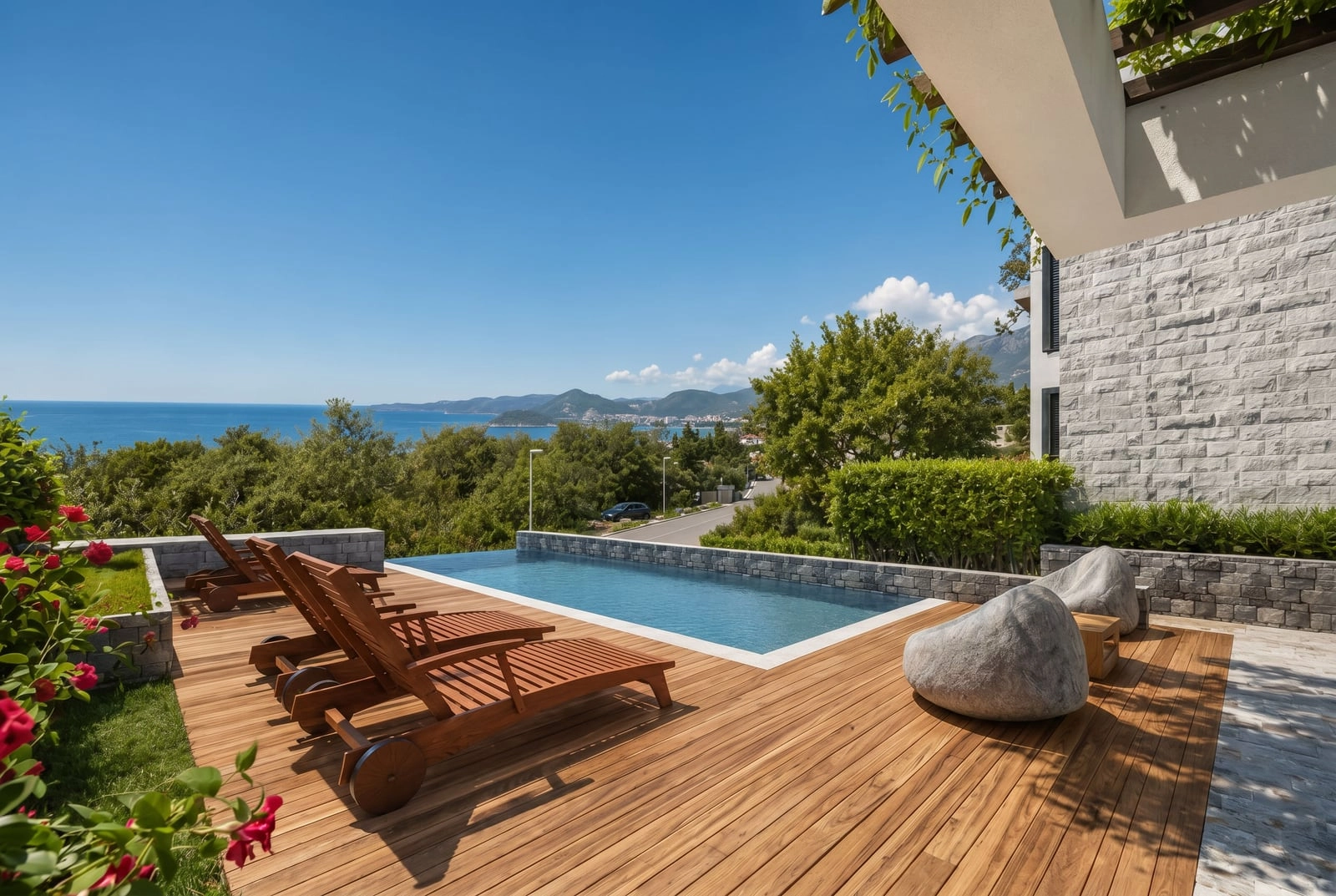 Taunhaus-sa-bazenom-u-Rezevicima-Budva-4 Kuća 295 m² – Reževići, Budva — fotografija 5