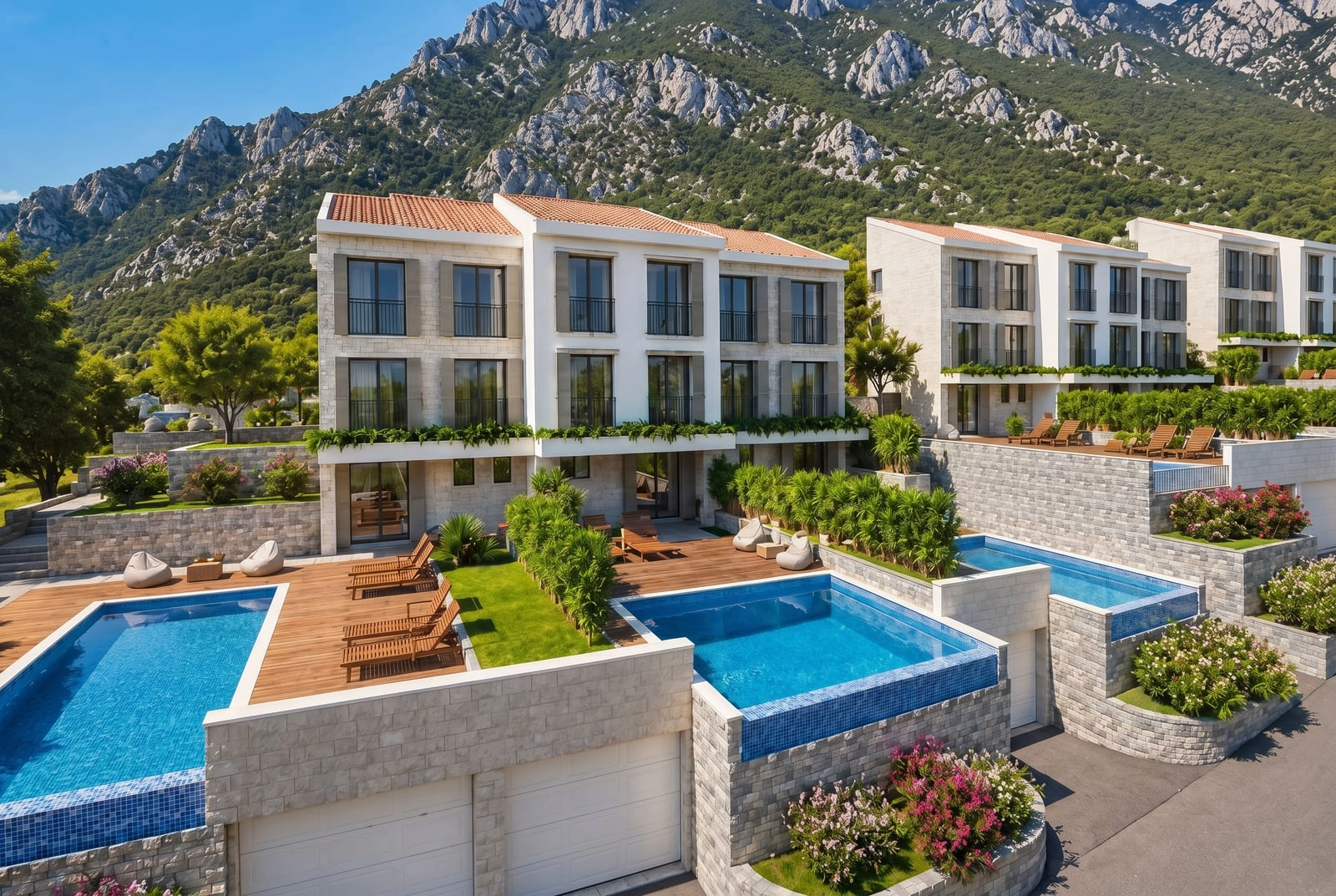 Taunhaus-sa-bazenom-u-Rezevicima-Budva-5 Kuća 295 m² – Reževići, Budva — fotografija 6