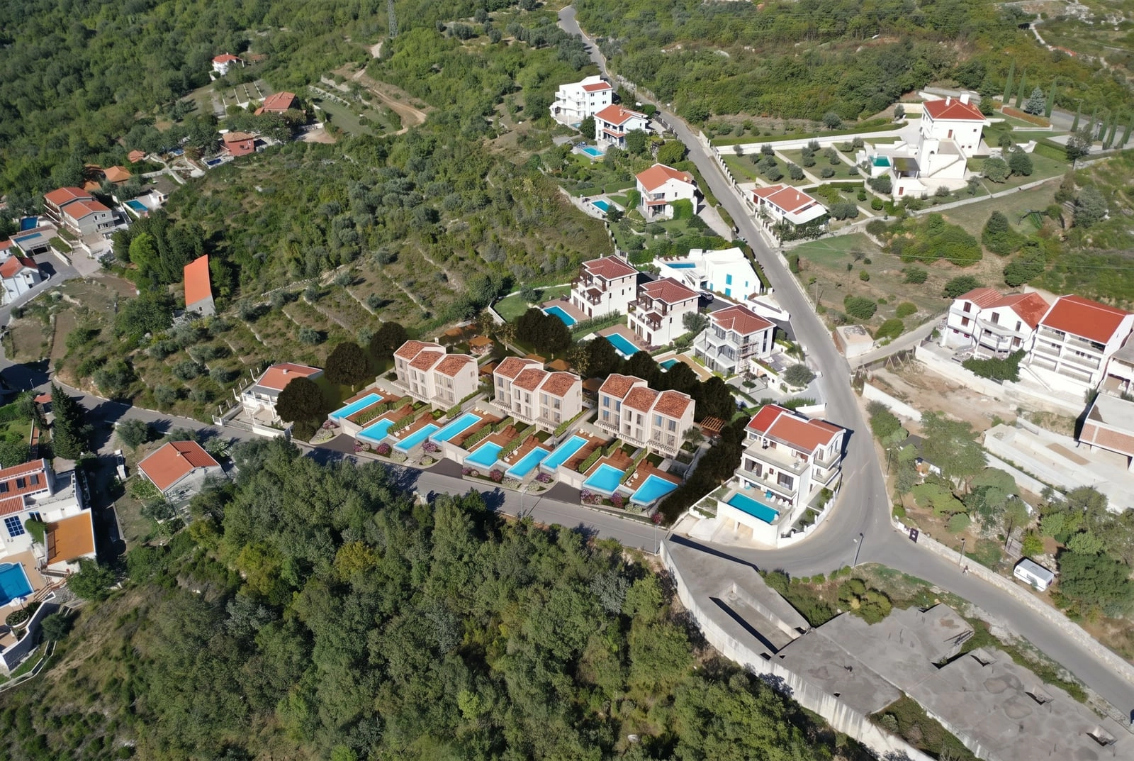 Taunhaus-sa-bazenom-u-Rezevicima-Budva-6 Kuća 295 m² – Reževići, Budva — fotografija 7