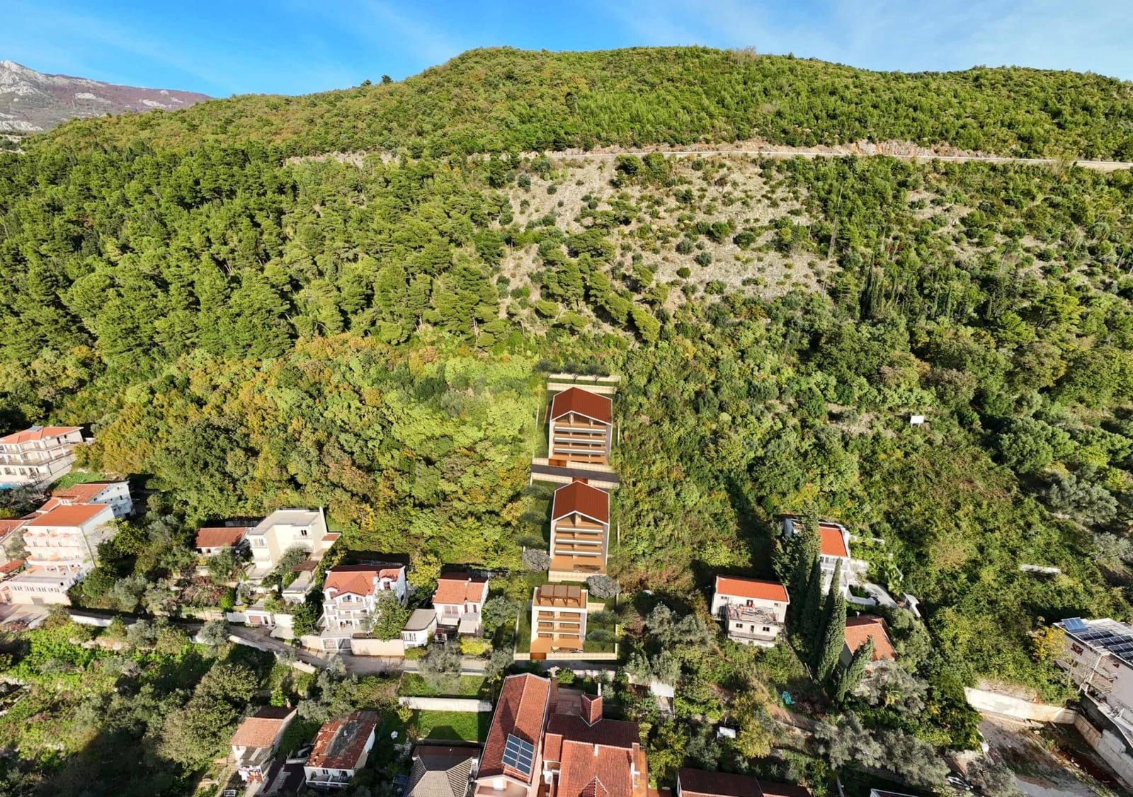 Plac-s-pogledom-na-more-u-Podkosljunu-Budva-11 Plac 1.967 m² – Podkošljun, Budva — fotografija 12