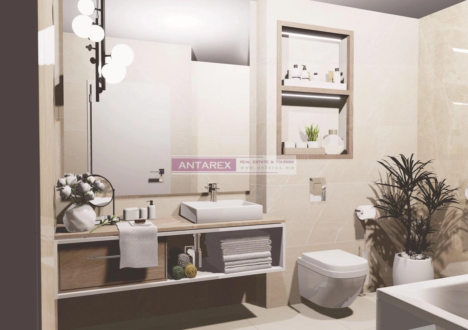 Jednosoban stan 43 m² – Igalo, Herceg Novi — fotografija 7