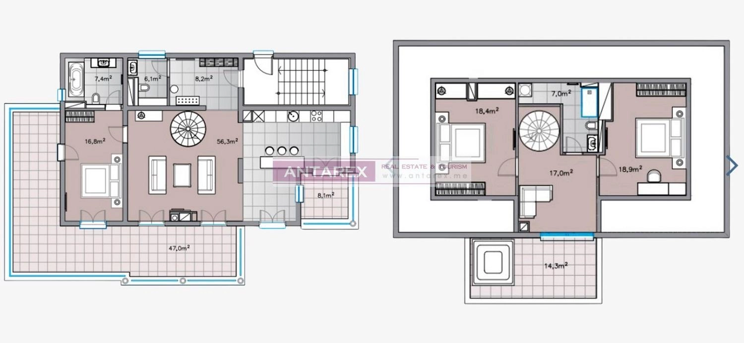 Trosoban-stan-u-kompleksu-u-Kumboru-Herceg-Novi-12 Trosoban stan 165 m² – Kumbor, Herceg Novi — fotografija 13