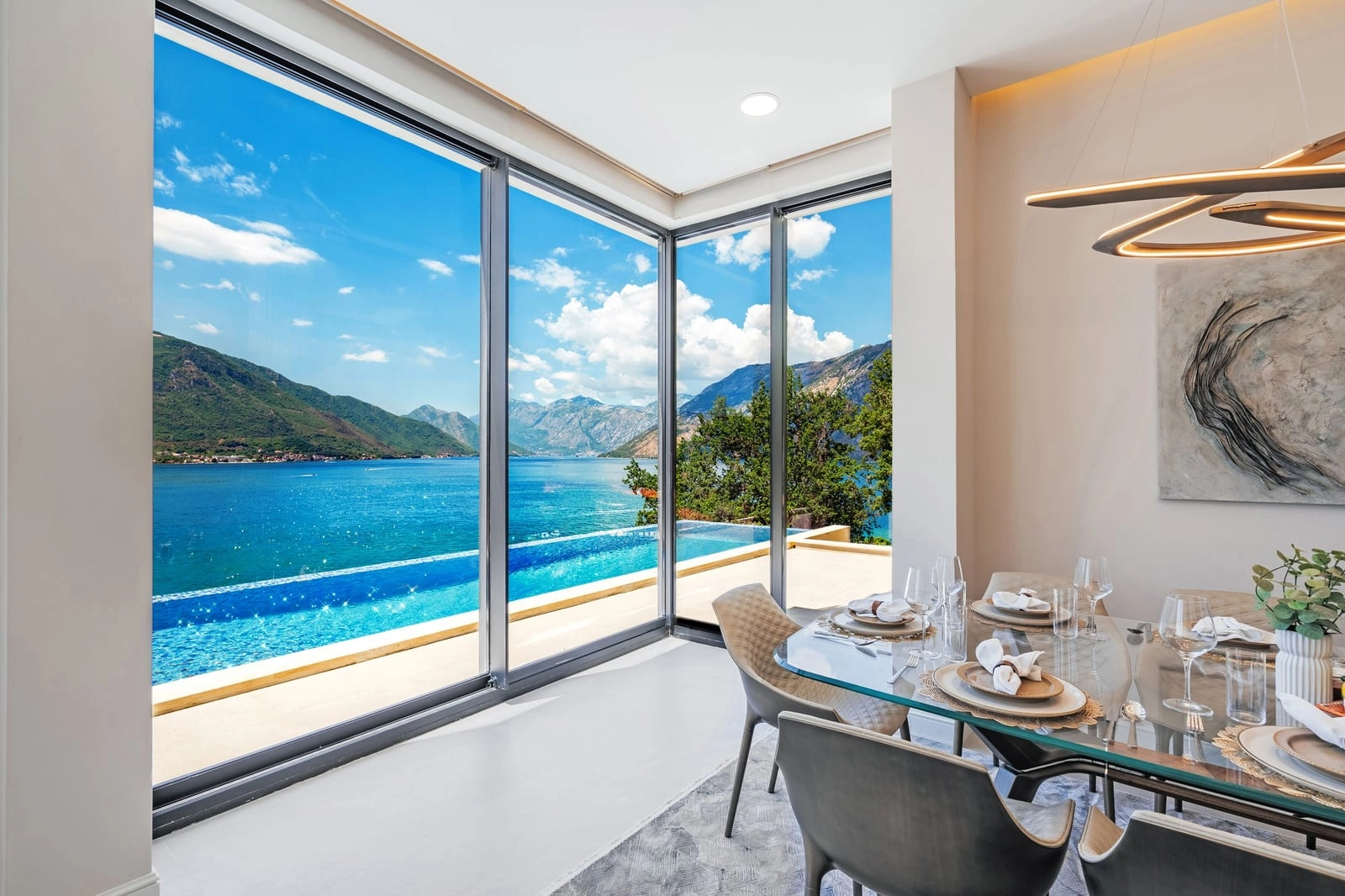 Vila-sa-infinity-bazenom-u-Dobroti-Kotor-1 Kuća 413 m² – Dobrota, Kotor — fotografija 2