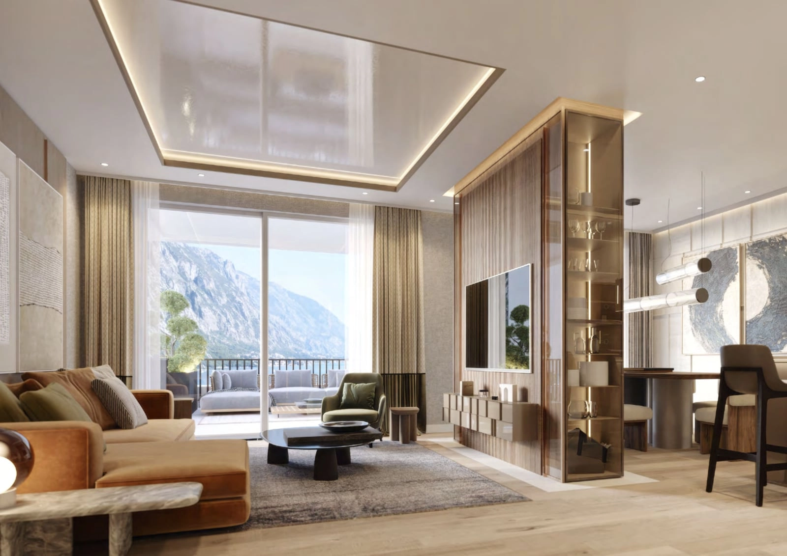 Studio-sa-terasom-i-pogledom-na-more-Orahovac-Kotor-4 Stan 33 m² – Orahovac, Kotor — fotografija 5