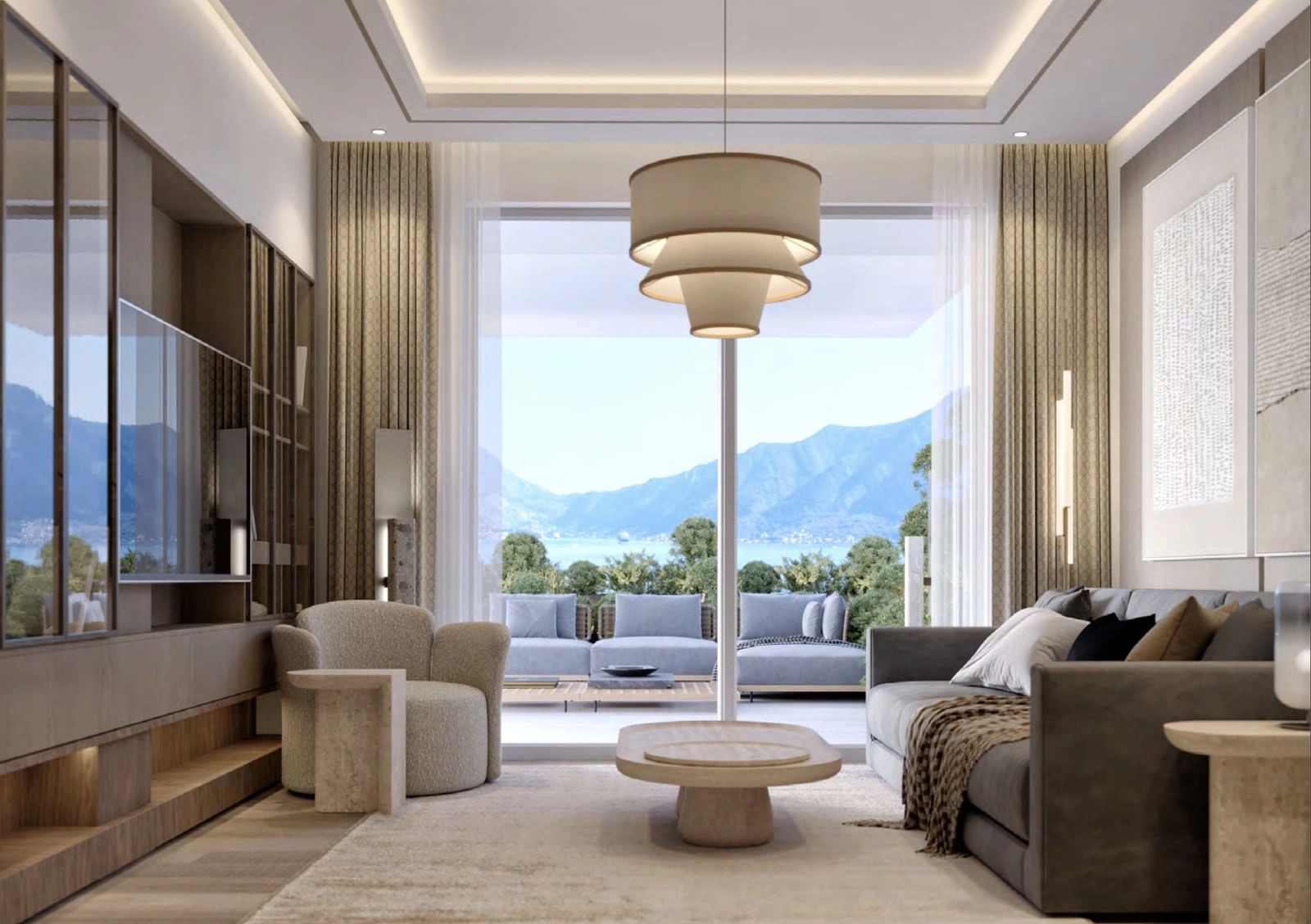 Dvosoban-penthaus-sa-terasom-u-Orahovcu-Kotor-2 Dvosoban stan 55 m² – Orahovac, Kotor — fotografija 3
