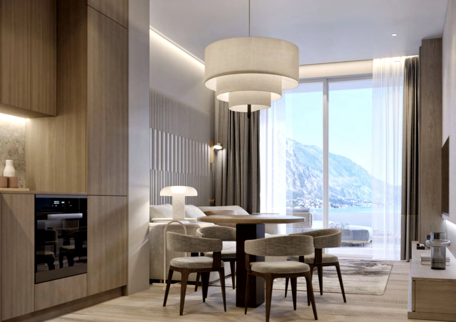 Dvosoban-penthaus-sa-terasom-u-Orahovcu-Kotor-3 Dvosoban stan 55 m² – Orahovac, Kotor — fotografija 4