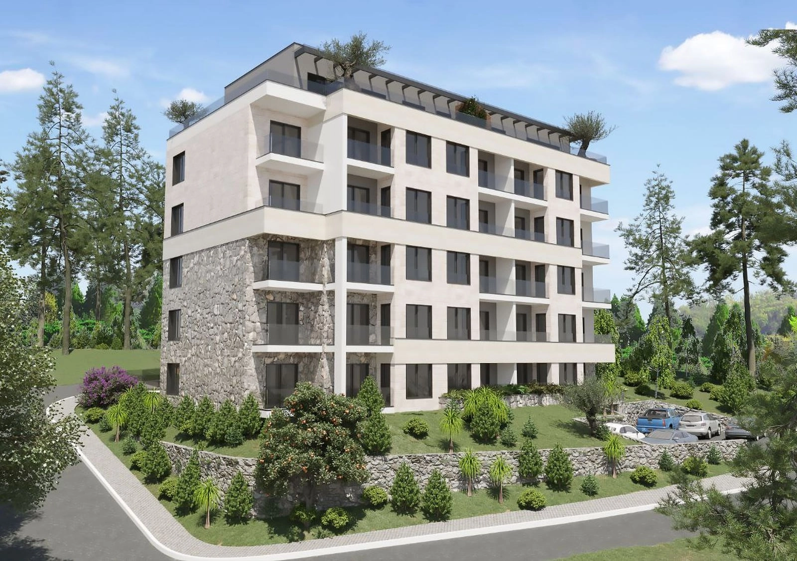 Penthaus-sa-pogledom-na-more-Dubovica-Budva-1 Dvosoban stan 168 m² – Dubovica, Budva — fotografija 2