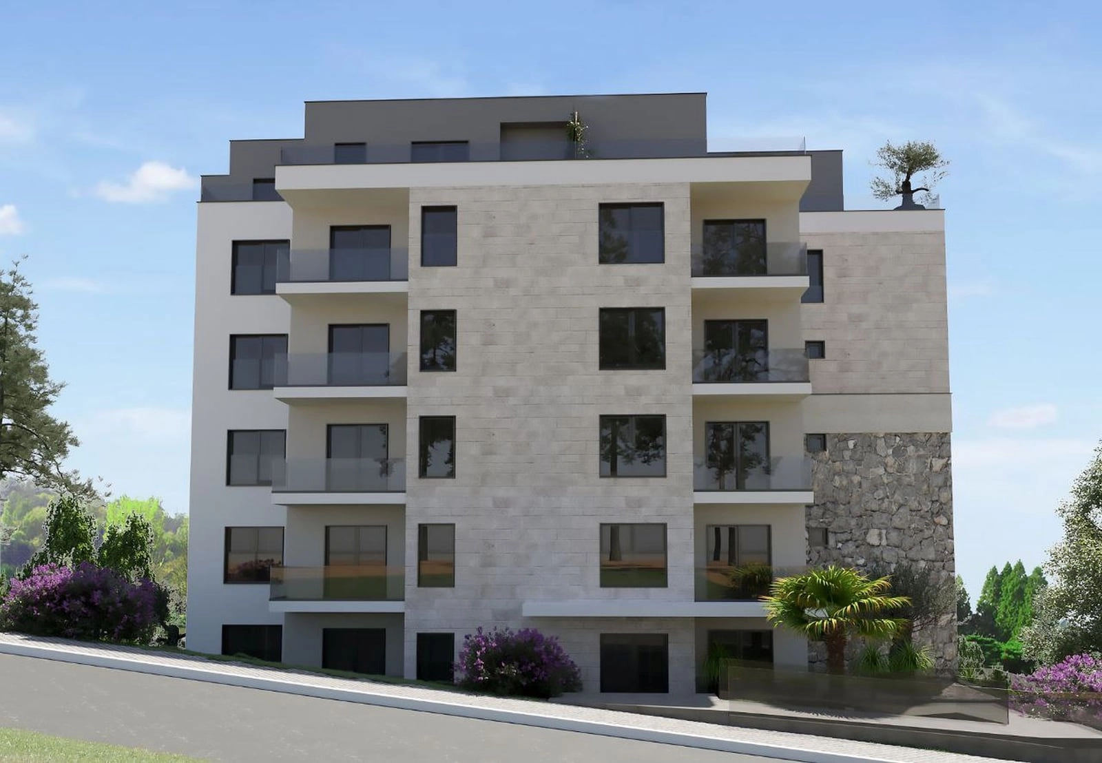 Penthaus-sa-pogledom-na-more-Dubovica-Budva-5 Dvosoban stan 168 m² – Dubovica, Budva — fotografija 6