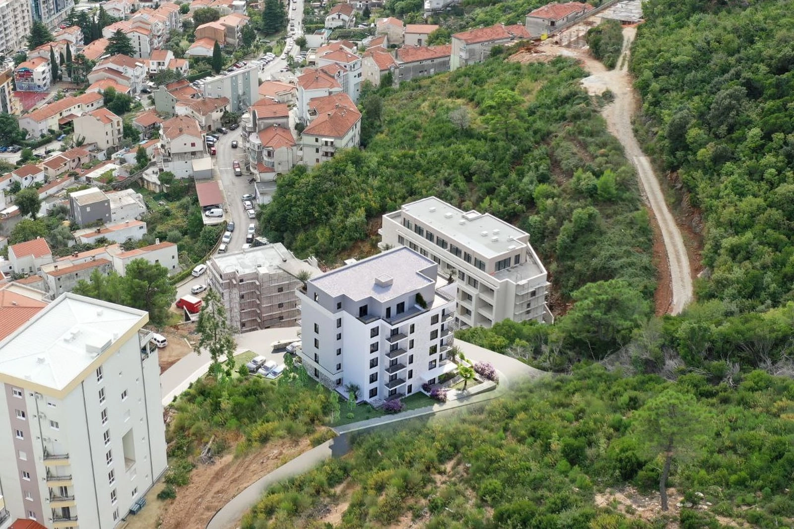 Penthaus-sa-pogledom-na-more-Dubovica-Budva-6 Dvosoban stan 168 m² – Dubovica, Budva — fotografija 7