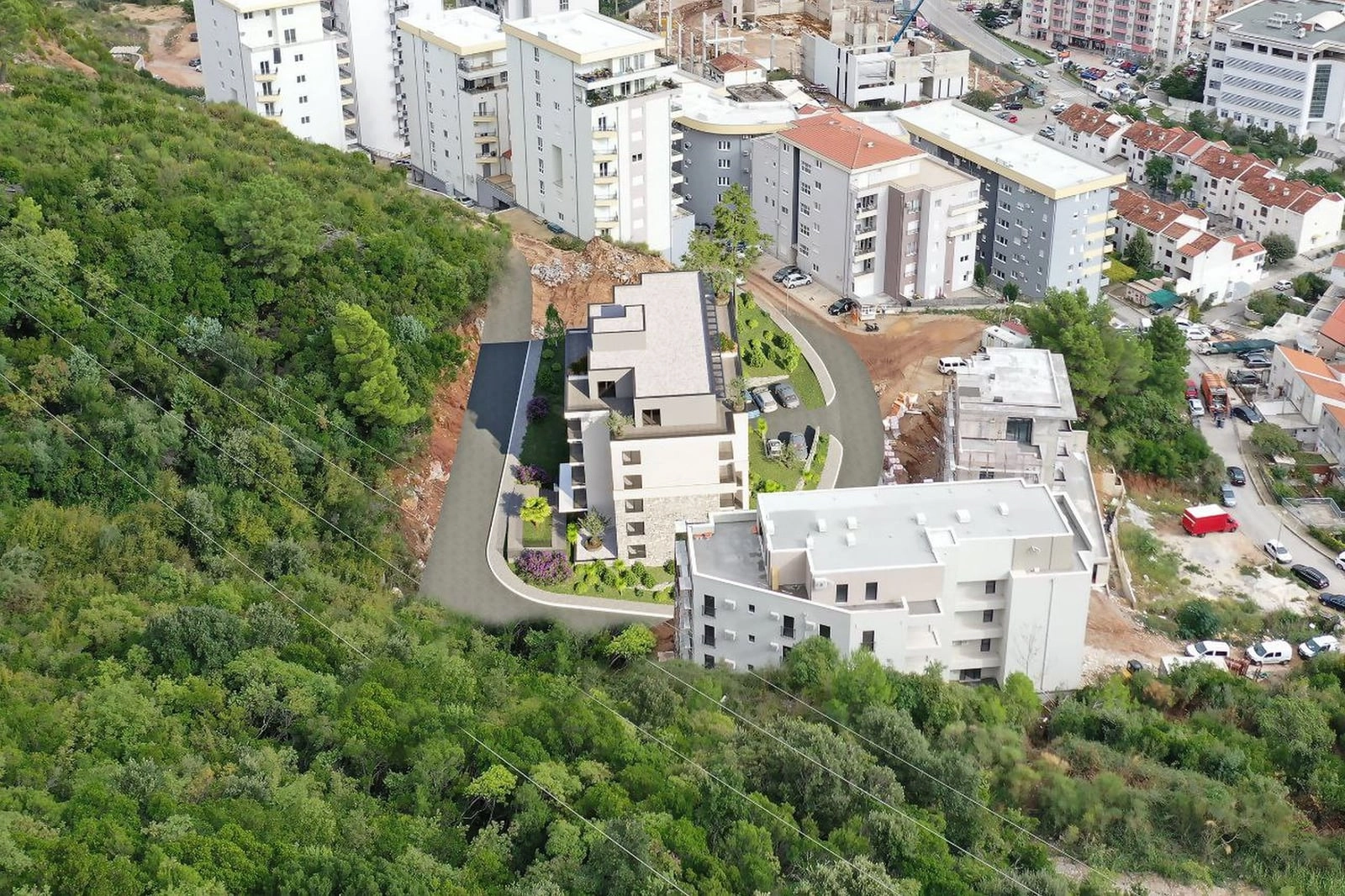 Penthaus-sa-pogledom-na-more-Dubovica-Budva-7 Dvosoban stan 168 m² – Dubovica, Budva — fotografija 8