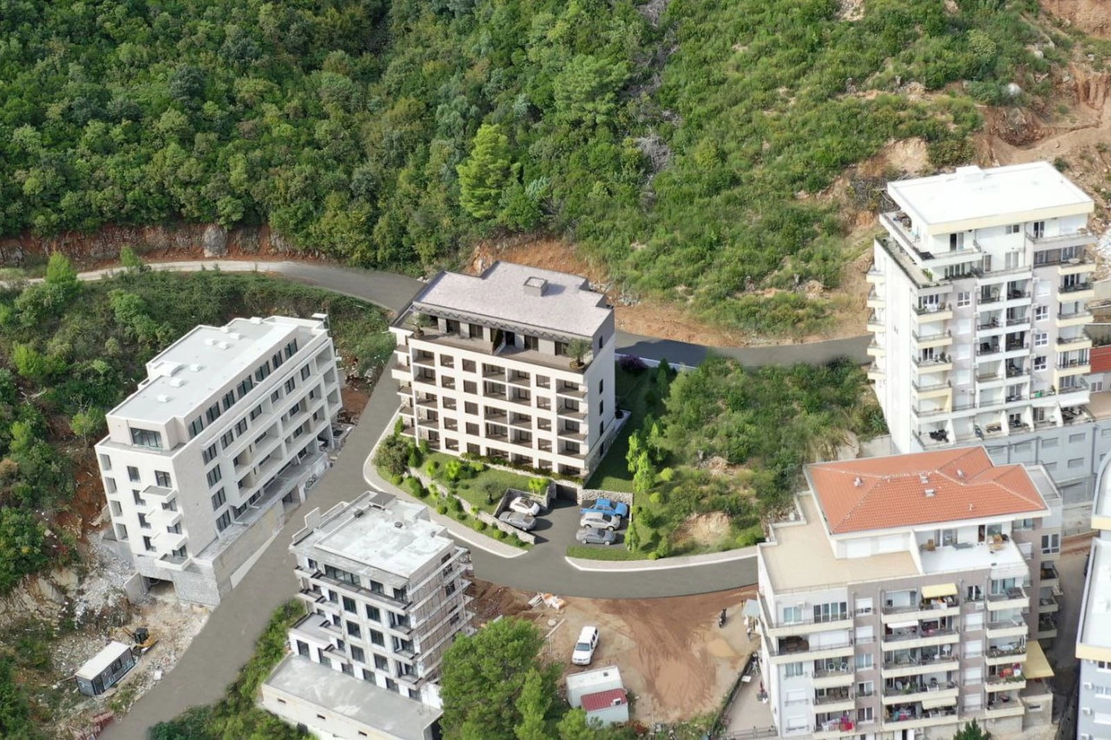 Penthaus-sa-pogledom-na-more-Dubovica-Budva-8 Dvosoban stan 168 m² – Dubovica, Budva — fotografija 9