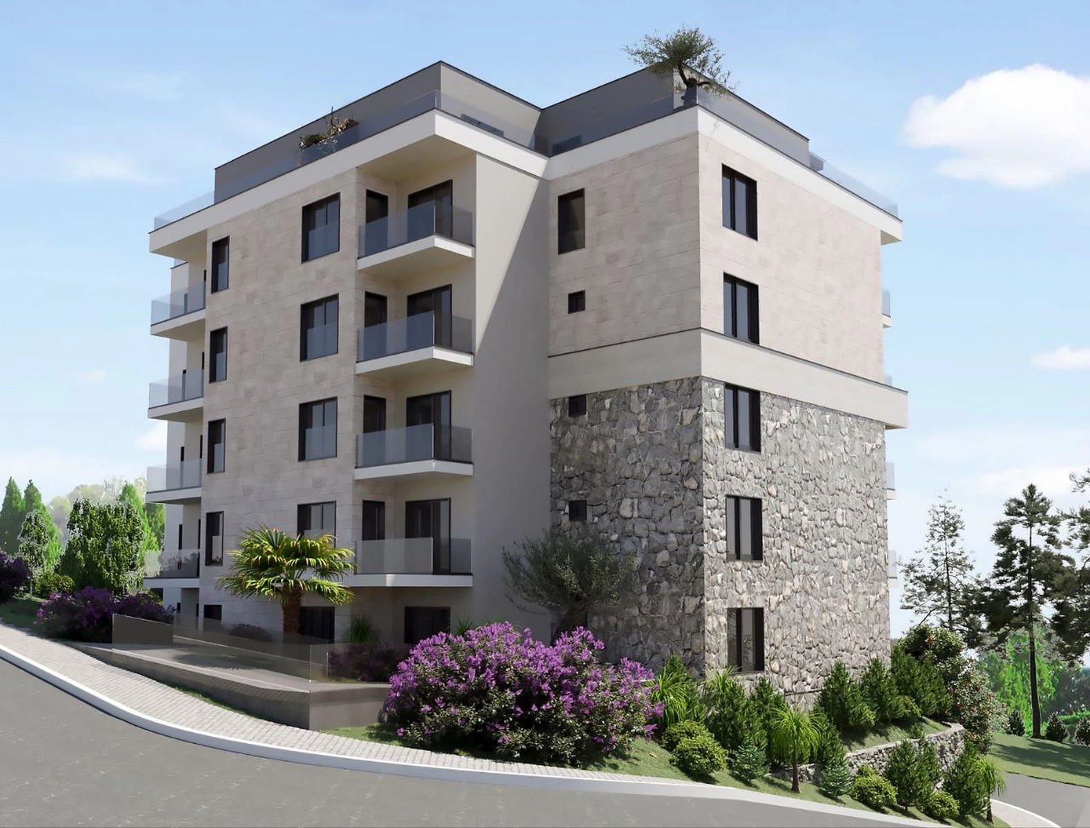 Penthaus-sa-pogledom-na-more-Dubovica-Budva-9 Dvosoban stan 168 m² – Dubovica, Budva — fotografija 10