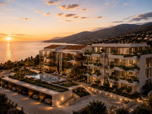 Jednosoban stan 53 m² – Sveti Stefan, Budva — fotografija 12
