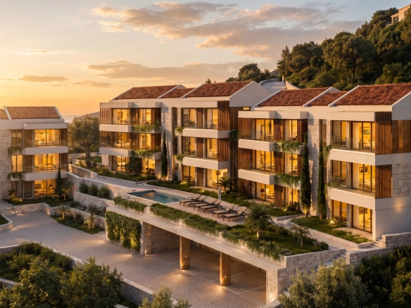 Jednosoban stan 53 m² – Sveti Stefan, Budva — fotografija 14