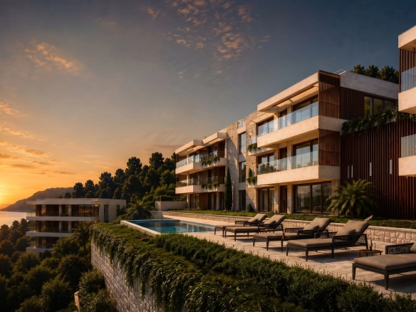 Jednosoban stan 53 m² – Sveti Stefan, Budva — fotografija 15