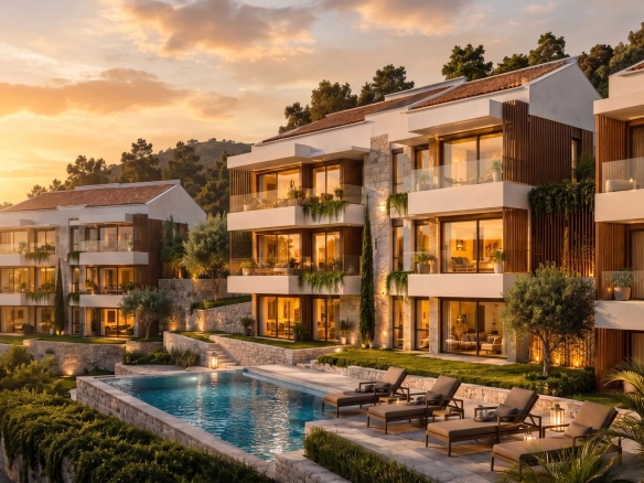 Jednosoban stan 53 m² – Sveti Stefan, Budva — fotografija 17