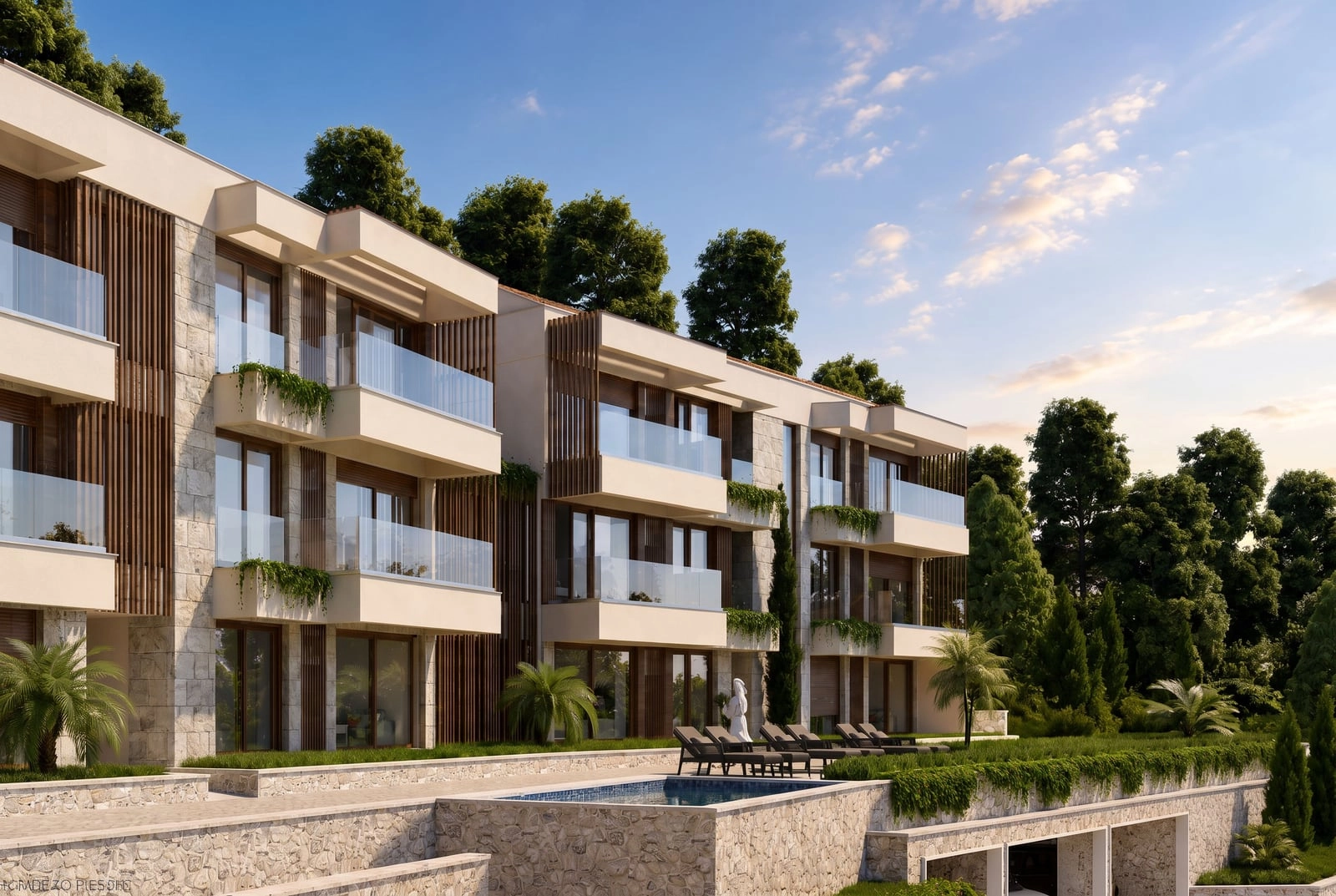 Jednosoban-stan-sa-terasom-Sveti-Stefan-Budva-13 Jednosoban stan 54 m² – Sveti Stefan, Budva — fotografija 14